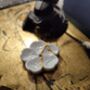 White Kintsugi Incense Holder, thumbnail 2 of 4