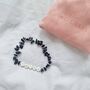 Black Tourmaline Crystal Healing Friendship Bracelet, thumbnail 2 of 3