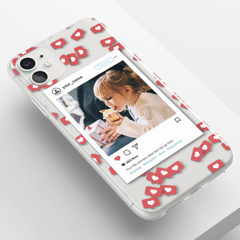 Personalised Instagram Picture Phone Case, 2 of 5