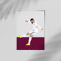 Emiliano Buendía Europa League Final Aston Villa Print | Gift For Villa Fans, thumbnail 3 of 4
