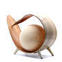 Handmade Natural Coconut Leaf Lamp, thumbnail 4 of 5