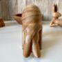 Yoga Bunny Statue 11cm Figurine For Yoga Pilates Lovers, thumbnail 4 of 7