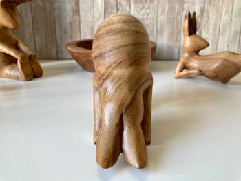 Yoga Bunny Statue 11cm Figurine For Yoga Pilates Lovers, 4 of 7
