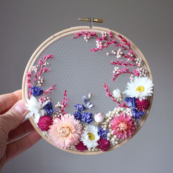 Olga Prinku Dried Floral Embroidery Hoop Kit Luxe, 2 of 11