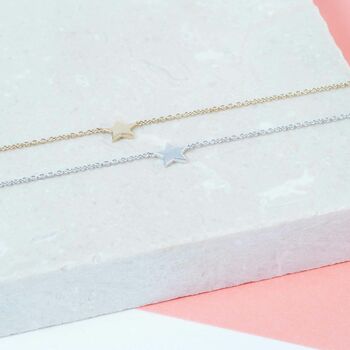 Soho Silver Or Yellow Gold Plated Star Necklace, 7 of 9