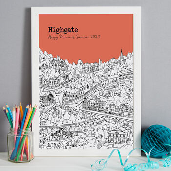 Personalised Highgate Print, 7 of 9