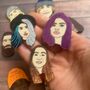 Customised Face Wood Pin | Pin Badge From Photograph, thumbnail 8 of 8