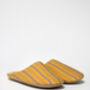 Japanese Cotton Machine Washable Slippers Yellow, thumbnail 1 of 8