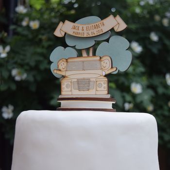 Personalised 4x4 Car Wedding Cake Topper, 2 of 7