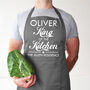 Personalised King Of The Kitchen Apron, thumbnail 1 of 9