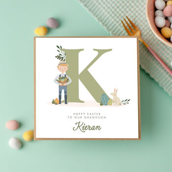 Personalised Easter Girl Card, 2 of 2
