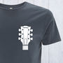 Personalised Guitar Organic Cotton T Shirt, thumbnail 1 of 6