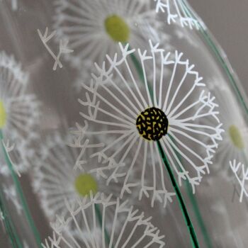 Dandelion Clock Painted Small Vase, 6 of 9