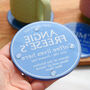 Personalised Blue Plaque Coaster For Dad, thumbnail 3 of 5