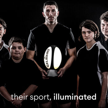 Original Rugby Ball Light – Official Gilbert Rugby LED Lamp For Kids And Fans, 4 of 9