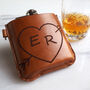 Valentines Personalised Hip Flask In Gift Box, thumbnail 1 of 9