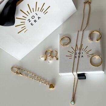 Dainty Crystal Chain Stacking Bracelet, 2 of 6