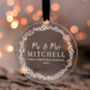 First Christmas As Mr And Mrs, Married Couple Bauble, thumbnail 1 of 10