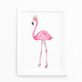 Pink Flamingo Print Unframed, thumbnail 6 of 6
