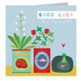 Good Luck Flowers Card, thumbnail 2 of 4
