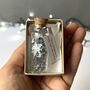 Miniature Bottle Of Silver Snowflakes Christmas Keepsake, thumbnail 10 of 10