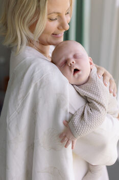 Seashell Large Swaddle Muslin, 2 of 11