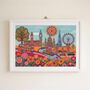 London Custom Original Art Print, thumbnail 1 of 4