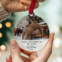 First Christmas Mr And Mrs Photo Personalised Ornament 2025, thumbnail 6 of 9