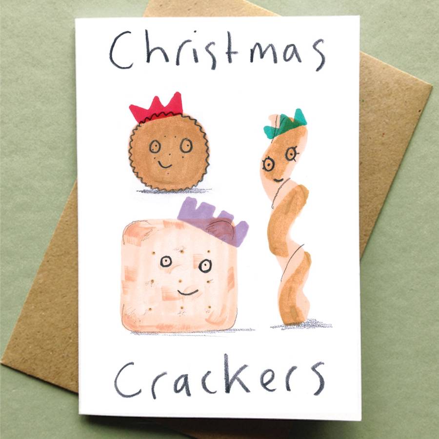 Christmas Card Packs Food Pun Fun By Jo Clark Design 