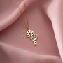 'Sweet Christmas' Candy Cane Birthstone Necklace, thumbnail 2 of 11