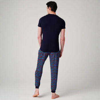 Men's 'Minimalist Geometric' Bamboo Pyjama Set, 3 of 7