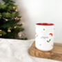A Sketchy Christmas Personalised Mug, thumbnail 2 of 3