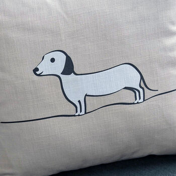 Sausage Dog Cushion, 2 of 3