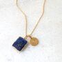 The Duo Lapis Lazuli Necklace, thumbnail 3 of 9