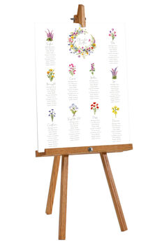 Wildflower Table Plan Board, 2 of 5