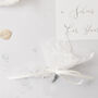 Personalised Blush Or Ivory Lace Wedding Garter, thumbnail 9 of 11