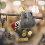 Handmade Felt Christmas Sloth Tree Topper Decoration, thumbnail 3 of 3