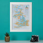 Personalised Scratch Off UK Fishing Print, thumbnail 4 of 9