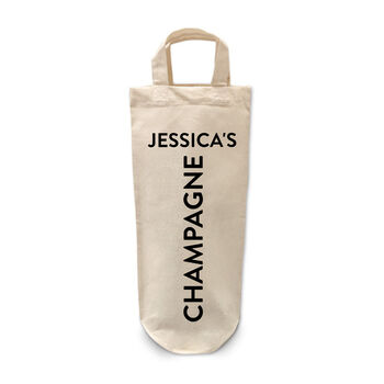Personalised Champagne Bottle Bag, 6 of 6