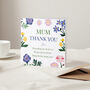 Bright Florals 'Thank You Mum' Mother's Day Card, thumbnail 1 of 3