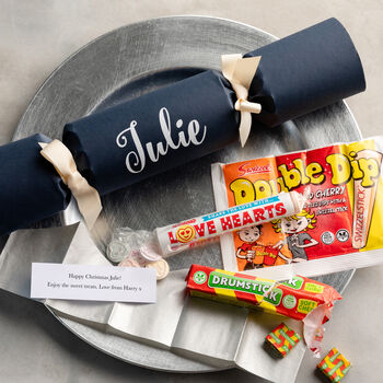 Personalised Retro Sweets Christmas Cracker, 4 of 5