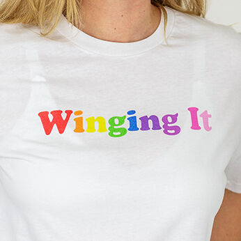 'Winging It' Organic Cotton T Shirt, 2 of 4