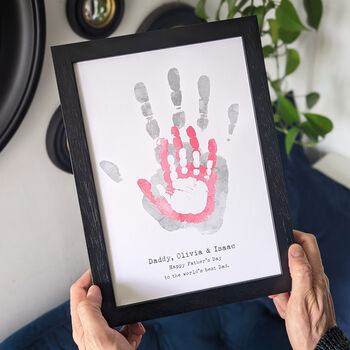 Personalised Family Handprint Print Art, 3 of 4