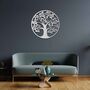 Handmade Wooden Tree Of Life Wall Art For Living Room Decor, thumbnail 8 of 10