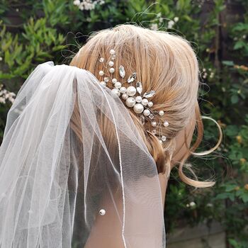 Pearl And Crystal Bridal Hair Comb, 9 of 12