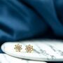 Stainless Steel Colourful Daisy Stud Earring, thumbnail 7 of 8