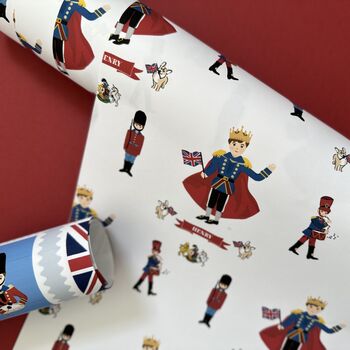 Personalised Birthday King Wrapping Paper, 2 of 3