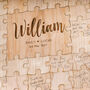 Wedding Guest Book Alternative Personalised Puzzle, thumbnail 7 of 8