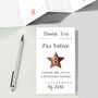 Personalised Thank You Teacher Fold Out Foil Card, thumbnail 1 of 4