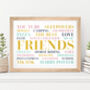 Word Cloud Personalised Typography Print, thumbnail 4 of 12